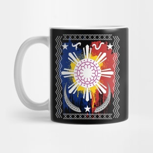 Philippine Sun / Baybayin word Laya (Freedom/ Release from imprisonment) Mug